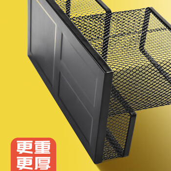 亿动 多格金属创意笔筒笔桶多功能收纳抽屉式桌面收纳盒 三格款