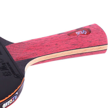 红双喜DHS狂飚专业星钻乒乓球拍全能型横拍狂飙D01-L绯红附拍套乒乓球