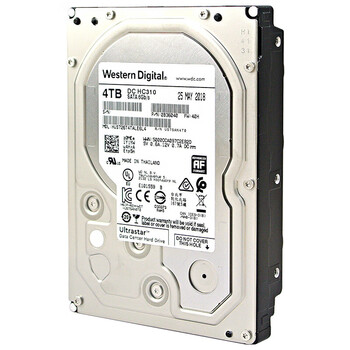西部数据（Western Digital）机械硬盘 4TB SATA 6Gb/s 7200转256M 企业级空气硬盘(HUS726T4TALE6L4) 