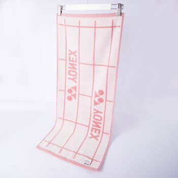 YONEX尤尼克斯运动毛巾羽毛球运动健身柔软吸汗棉质AC1234粉红