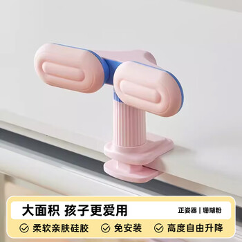 护童（Totguard）（TotGuard）开学季坐姿矫正器读写台写字姿势小学生桌面款儿童防近视纠正器书桌支架 珊瑚粉