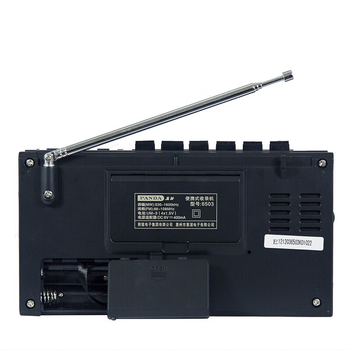 熊猫（PANDA）6503 录音机磁带便携式老人播放机U盘插卡小播放器卡带收录老年人收音家用英语学习 黑色