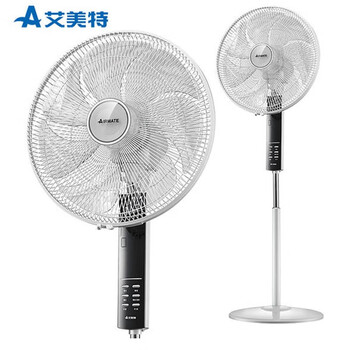 艾美特(airmate)电风扇遥控落地扇家用16吋预约定时台式立式办公室电