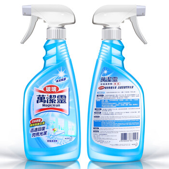 花王（KAO）玻璃清洁剂500ml+厨房多功能去油污清洁剂500ml 擦窗玻璃水油烟机