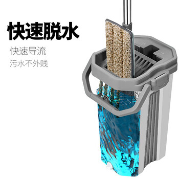 睿亿平板拖把刮刮乐拖把带桶吸水懒人拖把免手洗拖布墩布家用干湿两用 睿亿平板拖把刮刮乐拖把带桶吸水懒人拖把免手洗拖布墩布家用干湿两用