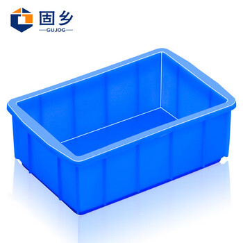 固乡加厚塑料小方盒 物流周转箱 元件盒物料盒收纳盒工具盒零件盒 蓝色1# 148*94*53mm