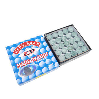 劲南皮头小头杆 中式黑八牛皮台球杆单层枪头 11.5MM 硬度M 50粒装  