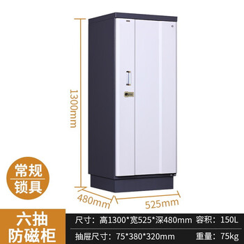 中伟(ZHONGWEI)防磁柜档案防磁柜光盘磁盘硬盘防磁柜消磁柜ZW-150防潮柜6抽 中伟(ZHONGWEI)防磁柜档案防磁柜光盘磁盘硬盘防磁柜消磁柜ZW-150防潮柜6抽