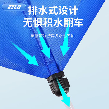 ZELA空调清洗接水罩全套工具接水袋挂柜机通用内外机免拆清洁套装
