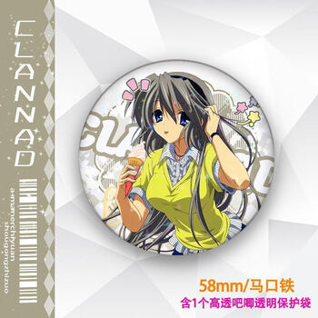 CLANNAD 藤林椋　缶バッジ Amazon.co.jp: CLANNAD 缶バッジ セット 古河渚 藤林杏 藤林椋