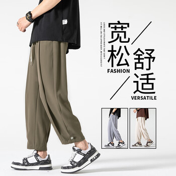 时尚黄绿灯运动裤- 京东