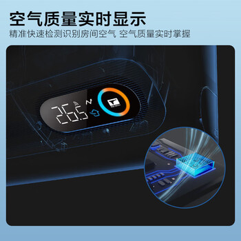 TCL新风空调2匹新一级变频60㎥/h大新风量 小蓝翼Ⅱ智能空调挂机KFRd-46GW/D-SWA11Bp(B1)
