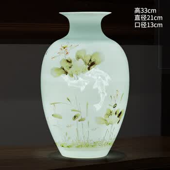 景德镇玲珑花瓶型号规格- 京东