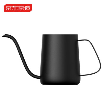 京东京造手冲咖啡壶 家用挂耳304不锈钢长嘴细口咖啡壶 350ml星光黑