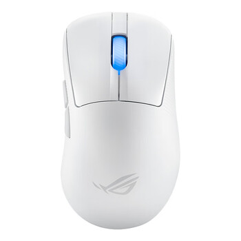 华硕（ASUS）月刃2 ACE 三模游戏鼠标 AimPoint Pro光学传感器 无线4K有线8K回报率 54g超轻量化鼠标 月耀白