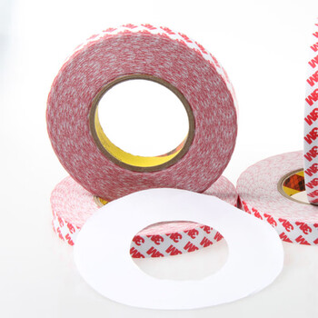 3M双面胶贴春联对联婚房装饰无纺布半透明棉贴春联耐高温55236双面胶带10mm长50m厚0.12mm