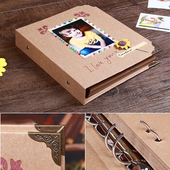 佳茉成长纪念册活页本子情侣diy毕业相册回忆录手工可贴照片空白励志开学季元宵节礼物送老师同学