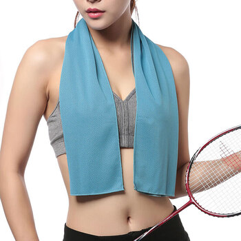 英辉(INVUI)冷感运动毛巾健身跑步瑜伽吸汗速干凉爽降温擦汗柔软毛巾 湖蓝 英辉(INVUI)冷感运动毛巾健身跑步瑜伽吸汗速干凉爽降温擦汗柔软毛巾 湖蓝