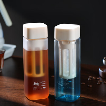 Bincoo冷萃杯随行四方形咖啡杯便携tritan水杯冷萃壶冷泡茶咖啡壶