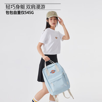 Dickies电脑双肩包女包13.3/14英寸轻薄笔记本旅行女士DK背包学生书包
