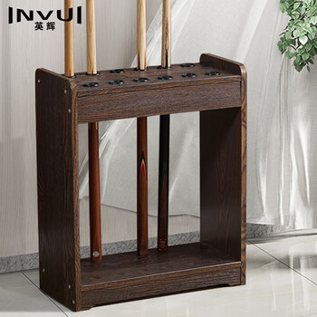 英辉（INVUI）台球杆架落地式杆架12孔立式球杆架台球桌放杆架台球架杆器