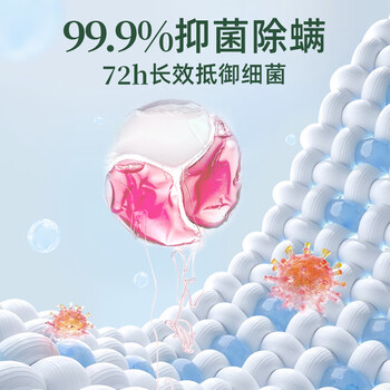 偶爱你感观四季洗衣凝珠 仲夏绮梦15g*30颗 三腔 12倍洁净力除菌除螨 偶爱你感观四季洗衣凝珠 仲夏绮梦15g*30颗 三腔 12倍洁净力除菌除螨