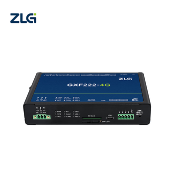 ZLG致远电子 Cat.4新一代工业数采边缘计算网关 2路RS485 GXF222-4G