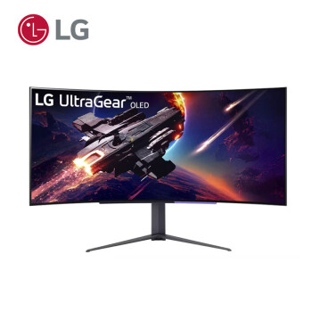 LG44.5英寸 OLED 240Hz 0.03ms(GTG)HDMI2.1 800R DTS音效 低蓝光认证 PBP PIP 电竞显示器45GR95QE