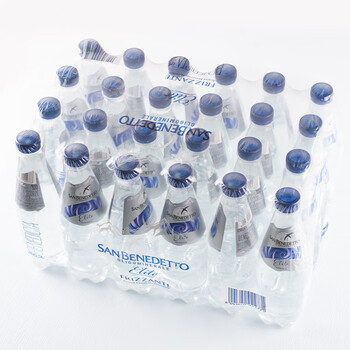 圣碧涛（SAN BENEDETTO）意大利 碳酸饮料500ml*24整箱天然加气水 气泡水阿尔卑斯山