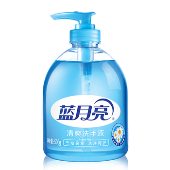 蓝月亮 野菊花抑菌洗手液 抑菌率99.9% 泡沫丰富 全泵头款 500g*12瓶