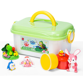 得力(deli)12色50g大克重超轻粘土 彩泥橡皮泥黏土幼儿园手工DIY美术玩具太空泥 生日儿童开学文具