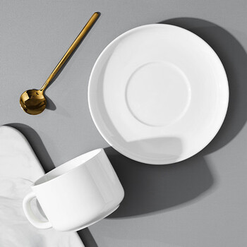 友来福陶瓷咖啡杯 欧式简约白色拉花咖啡杯套装220ml大容量马克杯 友来福陶瓷咖啡杯 欧式简约白色拉花咖啡杯套装220ml大容量马克杯