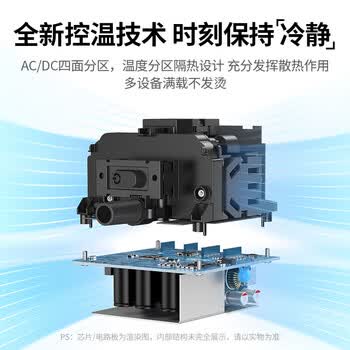 绿联15525 30W氮化镓智充魔盒充电器桌面充电站USB排插多口快充头Type-C插座插线板适用苹果15 绿联15525 30W氮化镓智充魔盒充电器桌面充电站USB排插多口快充头Type-C插座插线板适用苹果15