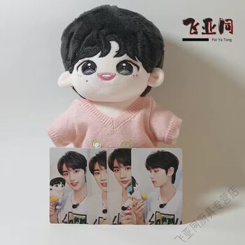 时代少年团 刘耀文 棉花娃娃 时代少年团刘耀文属性20cm棉花娃周边帅气公仔可爱玩偶礼物送情侣