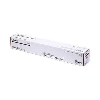佳能NPG-71 BK原装黑色标准装碳粉墨粉盒（适用C5535/5540/5550/5560/5735/5740/5750/5760打印机）印量69000页
