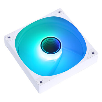 先马（SAMA）平头哥V1 ARGB幻彩版反叶白色12cm机箱风扇 无限镜灯光/主板神光同步/PWM调速/5V3pin多风扇串联