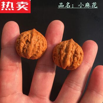 最上級品種】文玩核桃 全品无修 平谷元宝 41mm 最上級品種】文玩核桃 全品无修 平谷元宝 41mm
