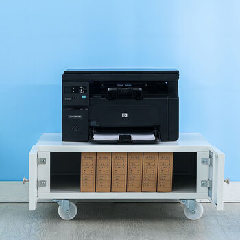 义利德打印机柜子复印机工作台底座柜活动柜文件柜办公储物矮柜 260高