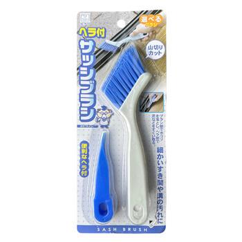 Little seal日本窗户缝隙清洁神器清理门窗凹槽小刷子二合一缝隙刷