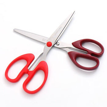 晨光（M&G）【1把装/180mm/随机颜色】剪刀学生手工剪纸刀办公用品不锈钢中号剪刀家用裁缝修剪花艺ASS91467