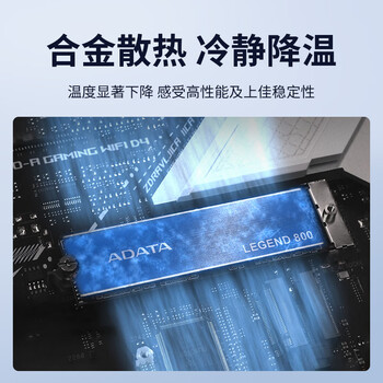 威刚（ADATA）2000GB SSD固态硬盘 M.2接口(NVMe协议PCIe 4.0 x4) AI电脑配件 读速3500MB/S LEGEND 800