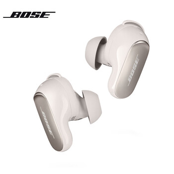 Bose QuietComfort 消噪耳塞Ultra-晨雾白 真无线蓝牙降噪耳机大鲨3代 智能耳内音场调校 高考祝福礼物