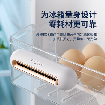 世净 冰箱除味消毒器 杀菌保鲜净化空气 小巧便携除臭除异味神器 CW-B01-鎏金白