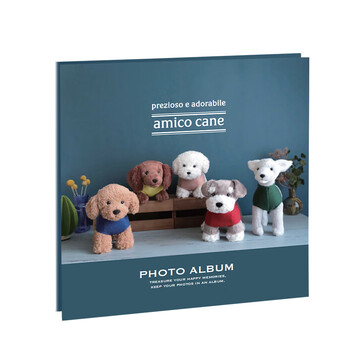 Nakabayashi仲林NCL卡通相册DIY覆膜粘贴式40页纪念册YB-73782 【新款】小狗朋友