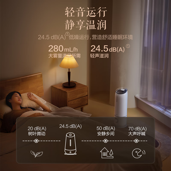 苏泊尔（SUPOR）【可香薰加湿】加湿器卧室婴幼儿轻音落地式大容量除菌空气净化EHLW-20A缓解干喉*鼻塞*鼻炎易敏