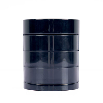 天章【开学必备】天章办公(TANGO)三层多功能办公笔筒/桌面办公收纳盒/黑色