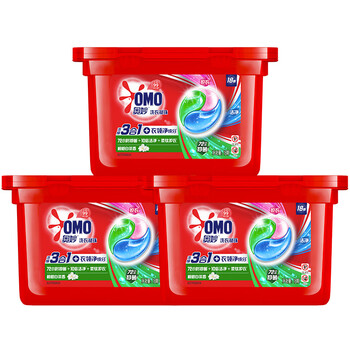 奥妙(OMO)三合一洗衣凝珠54颗(18*3盒) 桉树香 长效抑菌留香 奥妙(OMO)三合一洗衣凝珠54颗(18*3盒) 桉树香 长效抑菌留香