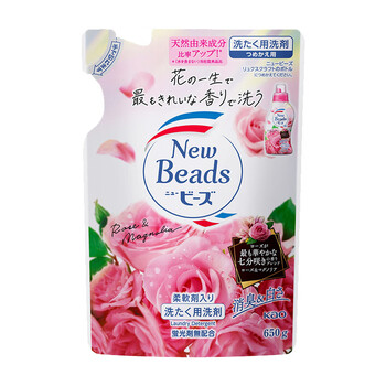 花王（KAO）洗衣液持久留香补充装日本进口含柔顺剂560g*3随机发货