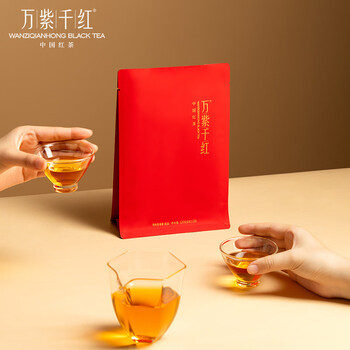 万紫千红红茶品味 峨眉高山红茶特级120g 袋装茶叶自己喝24003