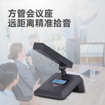 北极声 P-SOUND专业无线一拖二会议室多功能厅麦克风F-6A (方杆会议）